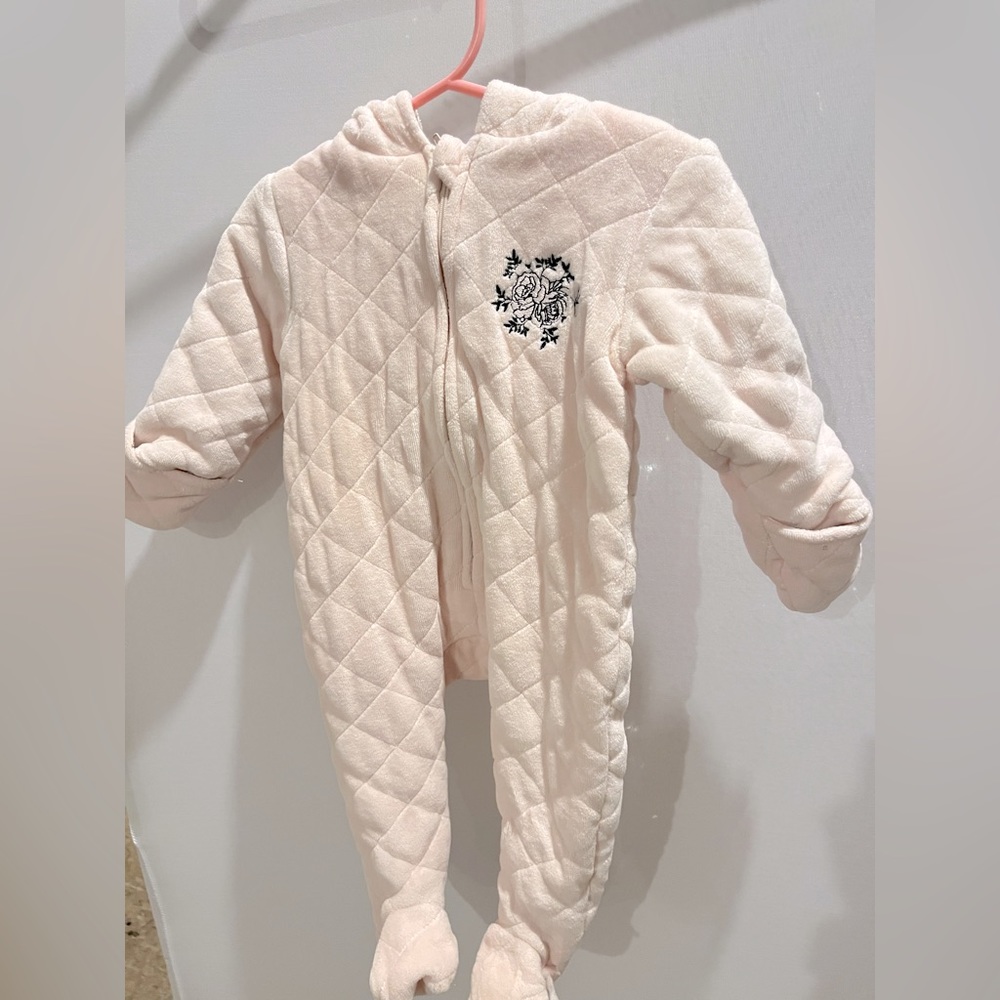Baby snow suit by Laura Ashley